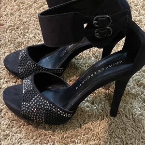 Chinese Laundry Black Heels Z-Ice Maiden 8